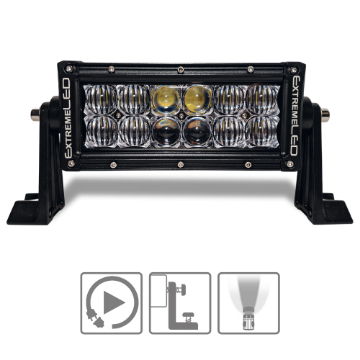 8" Extreme Series Dual Row 60W Combo Beam LED Light Bar
