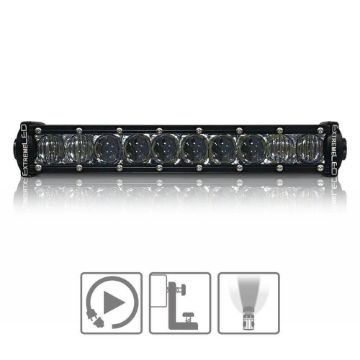 10" Extreme Single Row 50W Combo Beam LED Light Bar - Hero Image