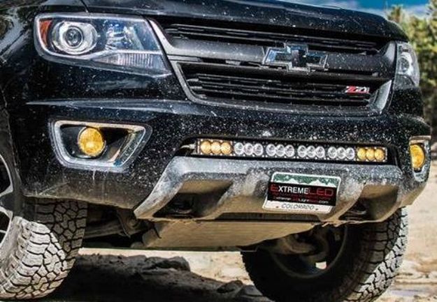 Picture of 30" Single Row Hidden Bumper Mount for Chevy/GMC 2015-2018