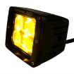 Stealth Amber Flood Extreme Series 3" Light Pod with Lights On
