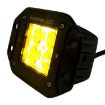 Stealth Amber Spot Flush Mount Extreme Series 3" Light Pod with Lights On