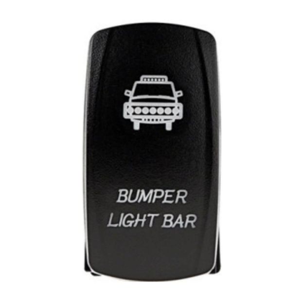 Laser Engraved Rocker Switch - Bumper Light Bar