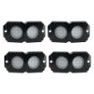 Dual LED Rock Light Kit - RGB 4 Pack