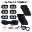 Dual LED Rock Light Kit - RGB 6 Pack