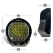 9" Basilisk LED Light with DRL - dimensions