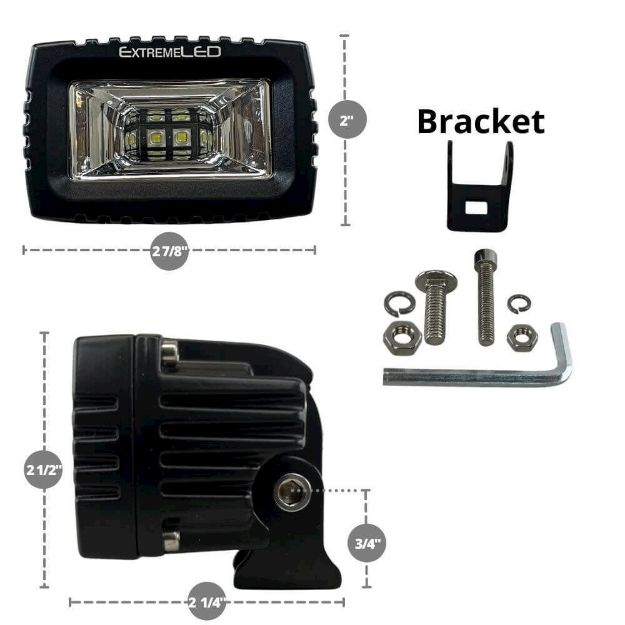 3 inch LED Scene Light Pair | Extreme LED Light Bars