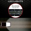 6" Extreme Single Row 30W Flood Beam LED Light Bar- Infographic LED Flood