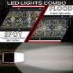 20" Extreme Series Dual Row Combo RGB Light Bar - Flood and Spot LED