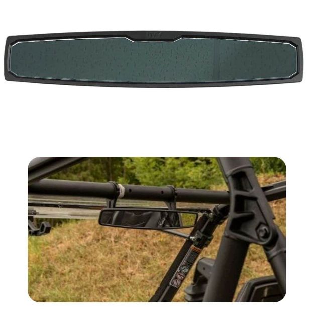 17" Center Rear View Mirror for Golf Carts and ATV's