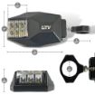 UTV/ATV Side Mirrors w/ Built in LED Side Shooters-DIMS