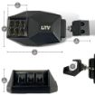 UTV/ATV Stealth Side Mirrors w/ Built in LED Side Shooters - DIMS
