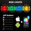 20" Extreme Series Low Profile Combo RGB Light Bar - RGB Lights