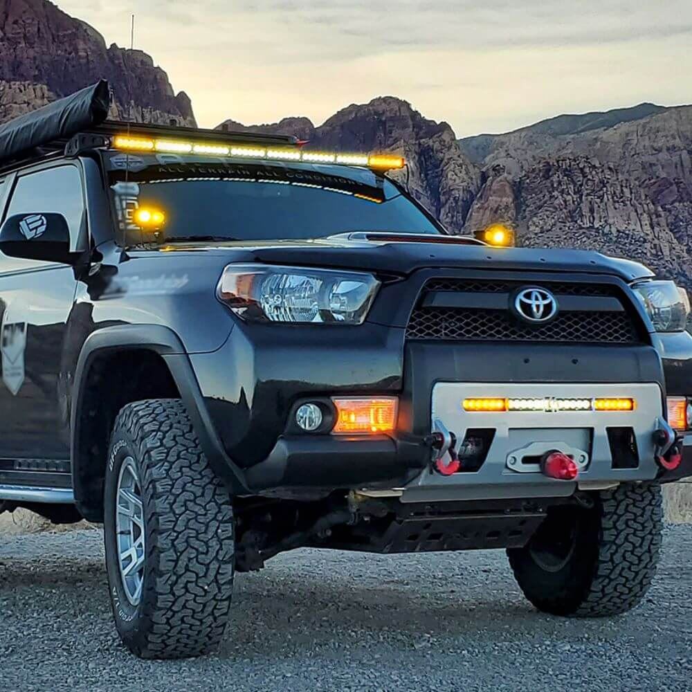 50" X6S Slim Amber/White 240W LED Light Bar & Harness Extreme LED