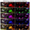 RGB Underglow LED Light Kit - 12 Pack - Interior and exterior color