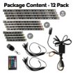 RGB Underglow LED Light Kit - 12 Pack - Package Content