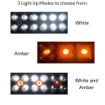 X8 Amber and White 34" Dual Row LED Light Bar (Combo Spot-Flood)