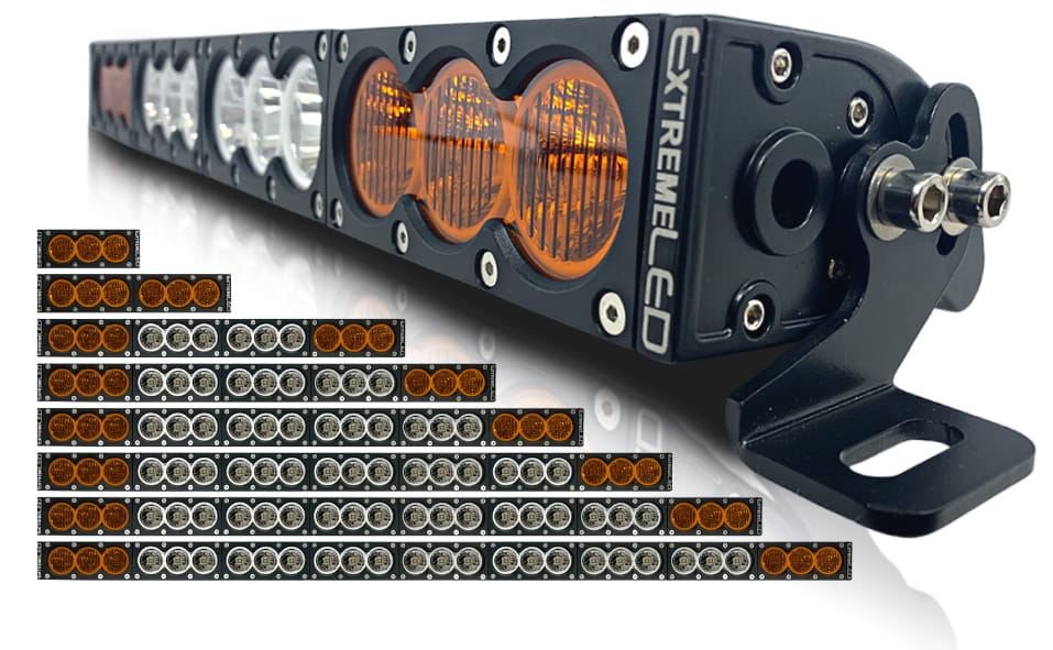 Picture for category X6 Series Amber & White LED Light Bars