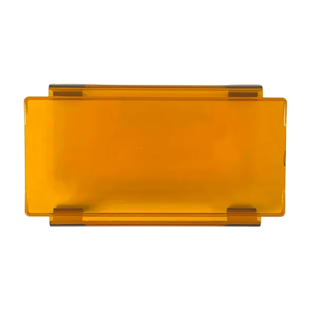 6" Amber - Dual Row LED Light Bar Cover - Hero