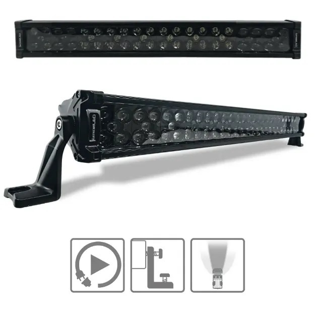 20" Extreme Stealth Dual Row 150W Combo Beam LED Light Bar - Hero