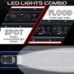30" Super Stealth Combo Beam LED Light Bar - Spot vs Flood