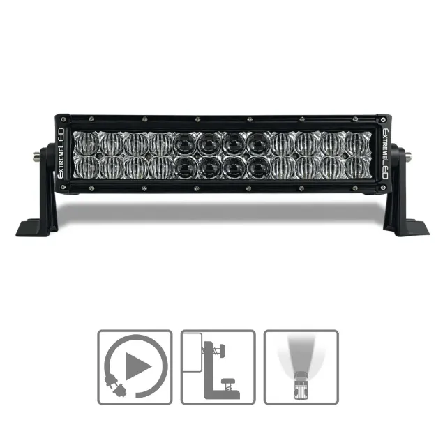 14" Extreme Series Dual Row 120W Combo Beam LED Light Bar - Hero
