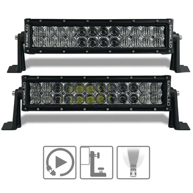 14" Extreme Series Dual Row 120W Combo Beam LED Light Bars - Hero