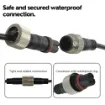Infographic - Harness connection is secure and waterproof