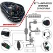 Extreme Series Dual Row Light Bars Wiring Harness Diagram