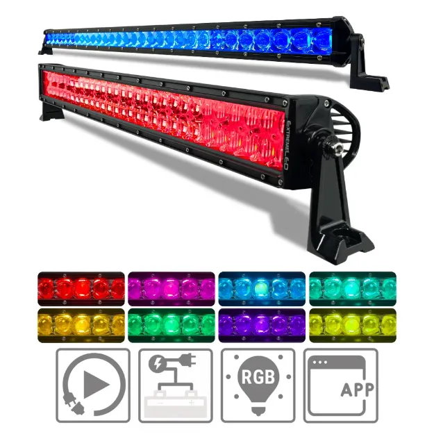 RGB LED Light Bars (Multiple Sizes) - Group Photo