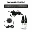 Dual Row RGB LED Light Bars - Package Content