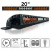 X6S Slim Series Amber and White LED Light Bars (Multiple Sizes) - 20 Inch