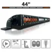 X6S Slim Series Amber and White LED Light Bars (Multiple Sizes) - 44 Inch
