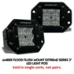 Amber Flood Flush Mount Extreme Series 3" LED Light Pod - Hero