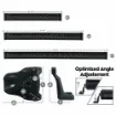 Extreme Stealth Dual Row Combo Beam LED Light Bar Dimensions