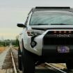 extreme led super stealth on toyota off road vehicle