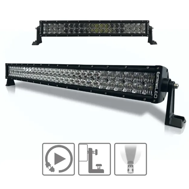 22 Extreme Series 5D Straight LED Light Bar - 5W OSRAM
