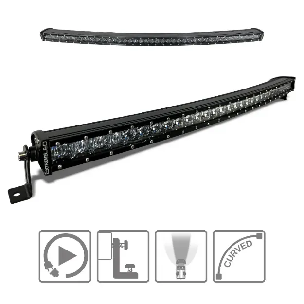 40 inch Curved Extreme Single Row 200W Combo Beam LED Lights - hero