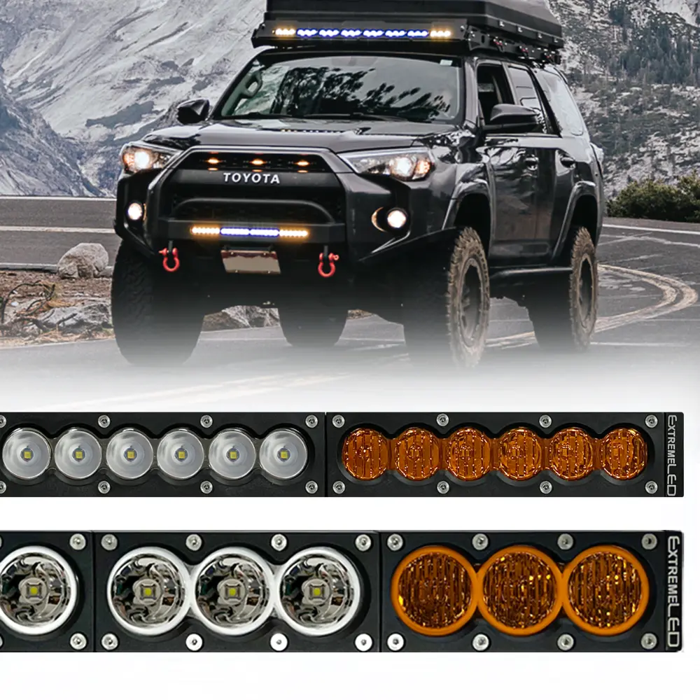 Picture for category Amber & Combo Amber/White LED Light Bars (X1ACB & X6S & X6)