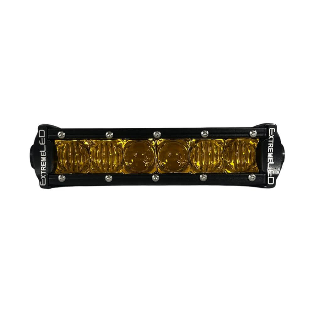 6" Extreme Single Row 30W Amber combo Beam LED Light Bar Extreme LED