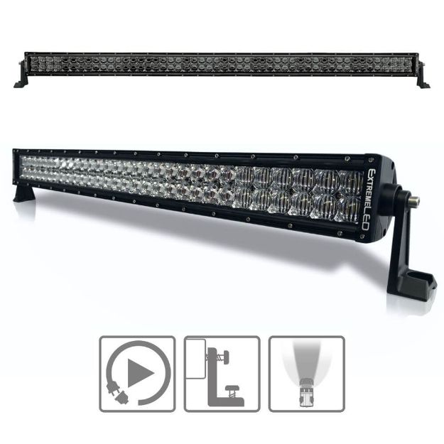52" Extreme Series Dual Row 500W Combo Beam LED Light Bar - Diagram