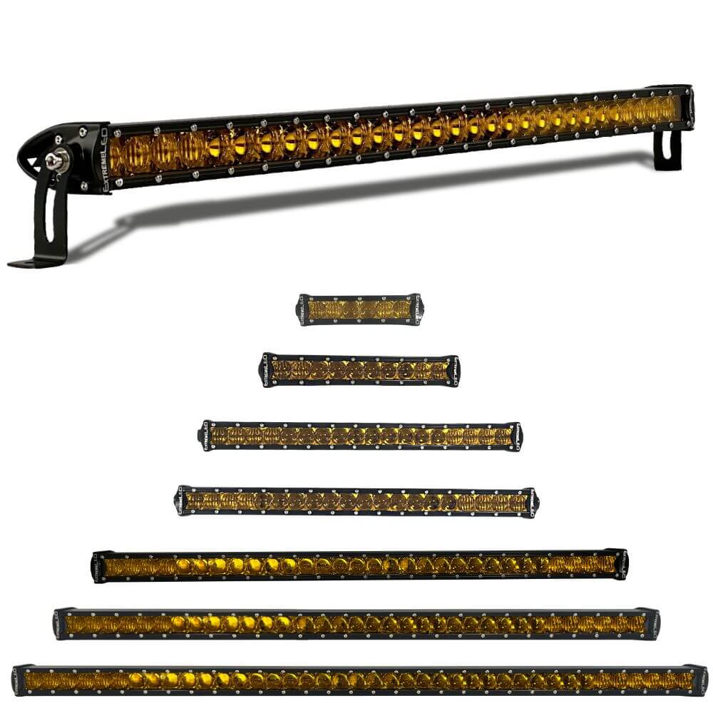 Picture for category All Amber LED Light Bars (Single Row)