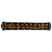 10" Extreme Single Row 50W Amber Flood Beam LED Light Bar