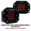 Amber Flood Flush Mount Extreme Series 3" LED Light Pod - Hero