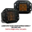 Amber Spot Flush Mount Extreme Series 3" LED Light Pod - Hero