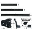 20" Extreme Stealth Dual Row 150W Combo Beam LED Light Bar - Dim Diagram