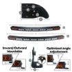 44" Curved X6 Amber/White 240W Combo Beam LED Light Bar & Harness Kit