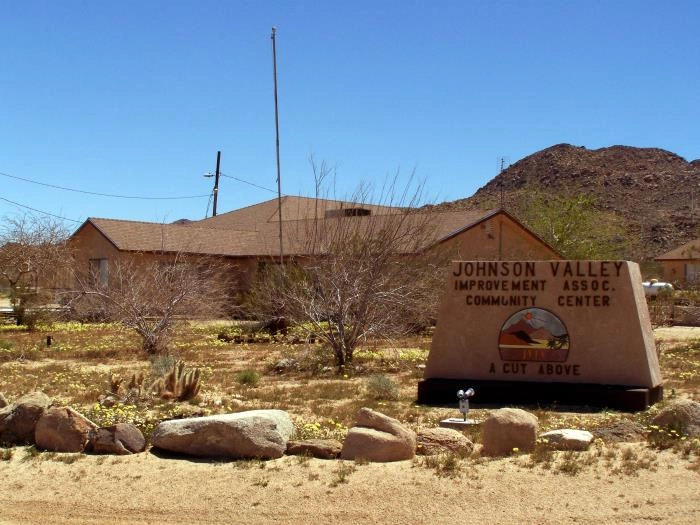 Entrance of the Johnson Valley offroading trail