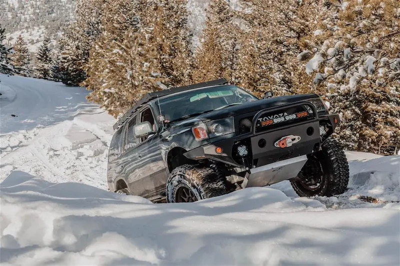 winter off-roading trails