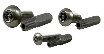 Extreme LED stainless steel tamper resistant screws